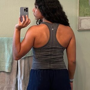 Lululemon Gray Swiftly Tech Racer Back Tank Top Shirt